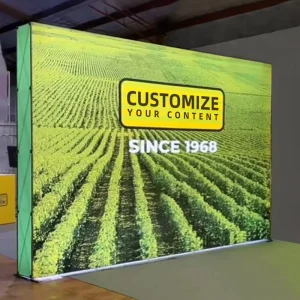 Customized Indoor and Outdoor Exhibition Booth with Banner and Light Box Display