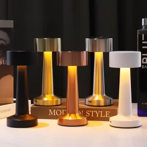 Customized Manufacturers Modern Style LED Table Lamp Home Decor Energy Saving Iron Base AC Power Supply Multi color Options