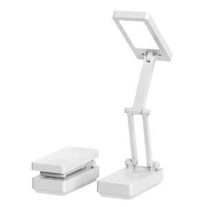 Customized Modern Rechargeable LED Study Desk Table Lamp with Touch Control & Dimmable Foldable USB for Office & Living Room