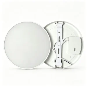 Customized Round Crystal PC LED Ceiling Panel Light Surface-Mount 3CCT