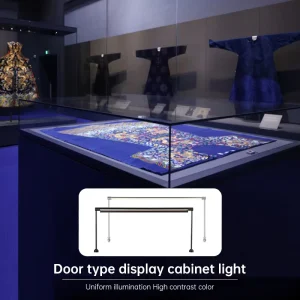 Customized Size Aluminum LED Wall Lamp Jewelry Display Showcase Light Door Frame Spotlight CRI92 720lm Storefront Dimmable