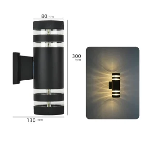 Cylinder Waterproof LED Sconce Light Modern Creative Retro Outdoor Wall Lamps for Home Living Room Hotel