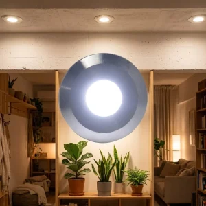 D10mm DC 12V IP68 Waterproof Kitchen Cabinet Sensor Light Round Mini Buried LED Dimmable Indoor Home Decoration