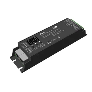 D5 E 5 Channel RGBWW DMX512 Controller RDM Addressable Decoder Digital Display Dimmer Manual Type 5CH 4A CH Wireless Control