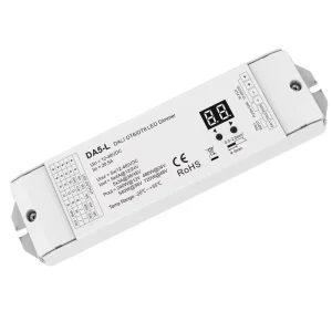 DALI DT6 DT8 LED Dimmer DA5-L 12-48V 5-Channel Constant-Voltage LED Controller for Single White Dual White RGB RGBW RGBCCT Strip Light