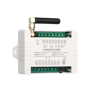 DC 12-36V 2-Channel 433MHz 10A Relay Wireless Remote Control Switch with NO/COM/NC Receiver for Motors, Lights, and Garage Doors
