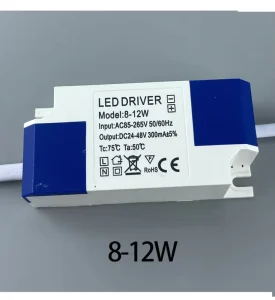 DC 12-80V Constant-Current LED Driver Power Supply for Spotlights, Ceiling Lights, and Downlights, 4-7W