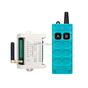 DC 12V-36V 2-Channel 10A Wireless Remote Control Switch for Water Pump Motor and Linear Actuator Forward Reverse Control