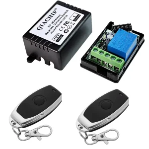 DC 12V 433MHz 1-Channel Wireless Remote Control Switch Relay Receiver Module with Learning Button