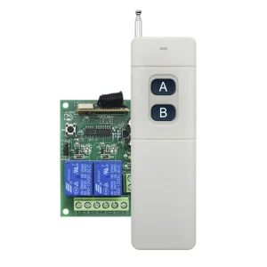 DC 12V Two-Way Motor Reverse Remote Control Switch, 100m Range