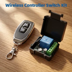 DC 12V Wireless Remote Control Switch for Garage Door and Roller Shutter Motor Controllers