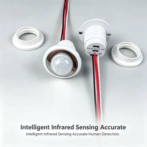 DC 5 24V PIR Motion Sensor Switch Adjustable Time Delay Light Sensing Infrared Detector for LED Light Garage Corridor