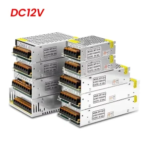 DC 5V 600W Single Switching Power Supply Adapter for LED Strips and CCTV 12V 24V 36V 48V 60W Options 360W Max