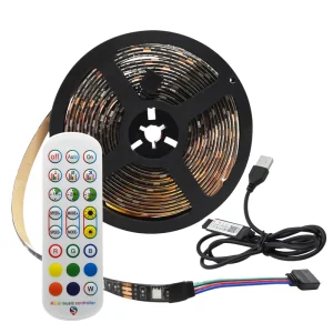 DC 5V USB BT Control TV Backlight Smart APP Control SMD 5050 RGB Strip Tape Home TV Blacklight Ambient Decor Sync to Music Light