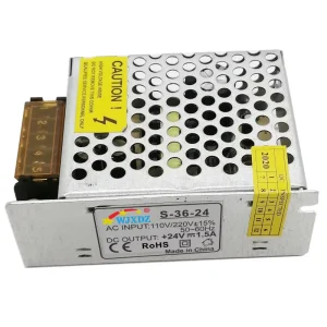 DC Small Power New Arrival 24V 36W 1.5A Driver Single Output Constant Voltage LED Light Strip Switches