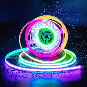 DC12 24V 720led m 10mm 12mm COB LED Strip Lights Remote Control High CRI 90 Magic RGBIC Smart Addressable Flexible