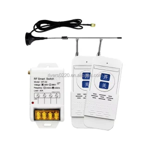 DC12 48V Wireless Receiver 2 button Switch Remote Control Wireless Rf Remote Control Switch 433Mhz Remote Switch for Greenhouse