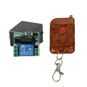 DC12V 1CH 433MHz 10A OEM Wireless Remote Control Switch with 10-50m Range and Relay Receiver for Garage Gate Motor and Light