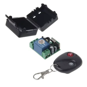 DC12V 1CH RF Wireless Remote Control Switch Learning Code Smart Home Alarm Relay Switch