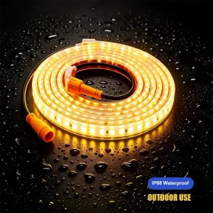 DC12V 24V 1m 2m 3m Tri color Amber White Flexible LED Strip Tape Light for Awnings 4WD’s Campsite Camping