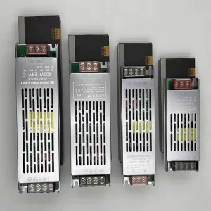 DC12V/24V 60W-400W Indoor LED Power Supply for LED Strip Lights CE RoHS Certified 3-Year Warranty