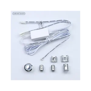 DC12V/24V Detachable Wardrobe Light Dimmer with Touch, Hand-Sweep, and Door-Control Sensor Switch
