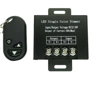 DC12V 24V Input 20A 30A LED Single Color RF Dimmer