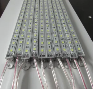 DC12V 24V SMD5050 2835 5730 LED Hard Strip Aluminum Profile Bar Light Landscape Waterproof IP68 Outdoor Light Bar 50000h