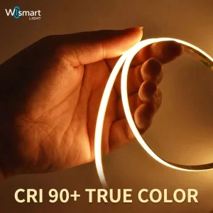 DC12V/24V WS2812B RGBIC COB LED Strip, 480 LED/m Addressable, CRI90 IP66 Waterproof