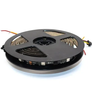 DC12V 30 LEDs/m Addressable RGB LED Strip Light USB Remote and App Control Copper PCB Outdoor Theme Park Use