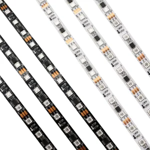DC12V 60 LEDs/m Addressable RGB LED Strip Light USB Remote/App Control Copper PCB Outdoor Theme Park Use