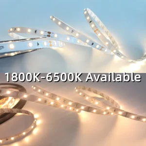DC12V 60LEDs SMD LED Strip IP20 68 Waterproof Outdoor Landscape Lighting 1800K 6500K Interior Cabinet Stairs Flex Strip Light