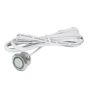DC12V Embedded Touch Sensor Switch With Long Wire Capacitive Touch Control for Wardrobe Closet Under Cabinet LED Strip Lights