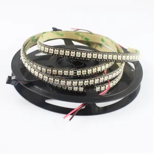 DC12V WS2812B 144 LEDs/m Addressable RGBIC Pixel LED Strip SMD5050 Copper IP20 Ra80 Dimmable Bar KTV Nightclub Lighting