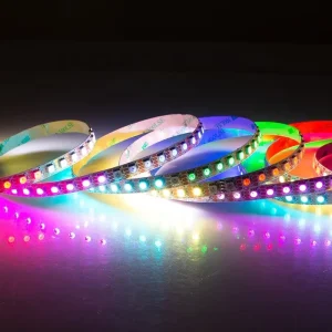 DC12V WS2815 RGBIC Smart Pixel LED Strip Individually Addressable Dual Signal USB IP20 60 LEDs m 5m Roll