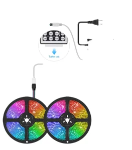 DC24V RGB COB LED Strip Light Magic Digital Soft 672 m Copper Body Smart Strip Lights No Light Point Digital Display Light