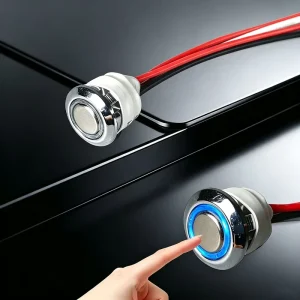 DC3.7 24V Touch Dimmer Switch Stepless Dimming Recessed Hidden Mount 18mm Hole for Cabinet Wardrobe LED Light