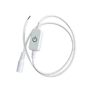 DC5521 12V Push button Dimmer with Memory No Flicker for LED Strips