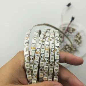 DC5V DC12V WS2811 WS2812 Smart Strip Light SMD5050 S Shape Zigzag RGB DMX Led Strip Light for Sign Board