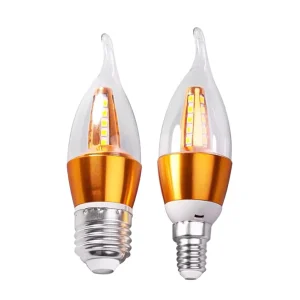 DECO LIGHT E12 E14 LED Bulb Candelabra 5W Equivalent LED Filament Light Bulbs