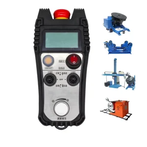 DH02ST Industrial Radio Remote Control with E-Stop 4 Switch 1 Analog Output Inverter Speed Control for Conveyor