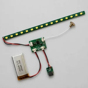 DIY LED Light Kit Module 20-LED Rechargeable Touch Sensor Control Board Battery Set for Mirror Cabinet Lamp
