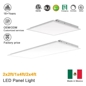 DLC Approval Office Lighting High Brightness Cct Led Ceiling Panels Lamp 2×2 2×4 Backlit Led Panel Light
