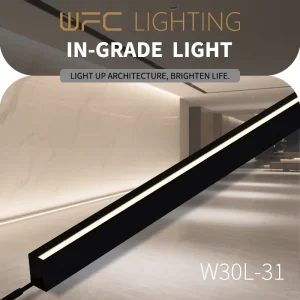 DMX512 DC24V Recessed Floor Light, IP67, for Plazas
