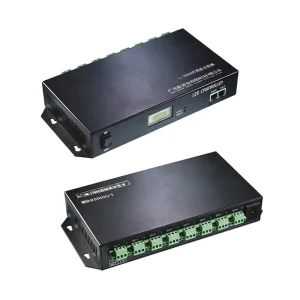 DMX512 Decoder 8A RGB LED Light Bar Controller Dimming Driver for Stage Lighting