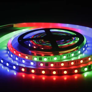 DMX512 LED Strip 5050 RGB 24V 84 LEDs Outdoor for DJs and Parties Programmable Smart-Controlled Multicolor IP20