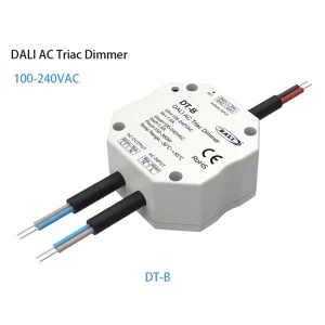 DT-B DALI 1-Channel AC Triac Dimmer, Phase-Cut Trailing-Edge, 1.5A 150-360W LED Controller, AC100-240V, 30M Remote