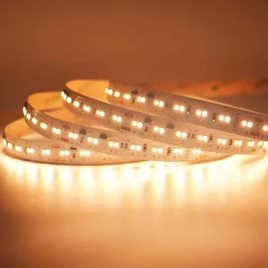 DTW LED Strip 1800K to 3000K SMD 2216 CRI>90 CCT Dim to Warm Led Light Strip 3000K to 6500K Facade Led Lighting