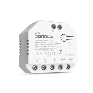 DUAL R3 Mini Wireless 2-Gang 10A Relay Module with Remote Control Switch