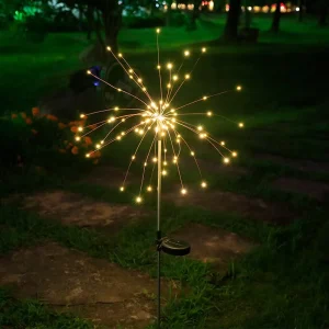 Dandelion Reed Step Decorative Lights Solar Energy LED Floor Lamp Outdoor Waterproof Garden Cross border Table Lamp